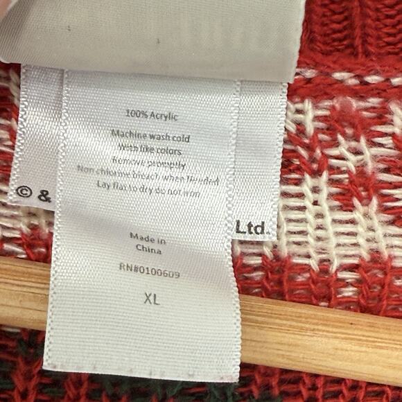 Junk Food Men’s Star Wars Fair Isle Holiday Ugly Christmas Sweater Sz XL Darth - Picture 8 of 9